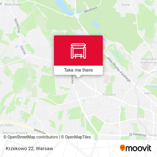 Карта Krzekowo 22