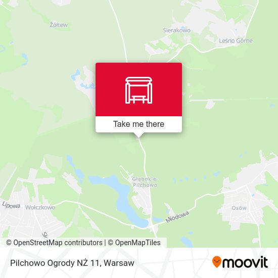 Pilchowo Ogrody NŻ 11 map