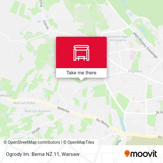 Карта Ogrody Im. Bema NŻ 11