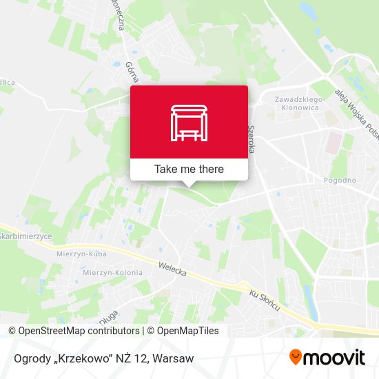 Ogrody „Krzekowo” NŻ 12 map