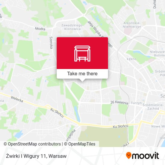 Żwirki I Wigury 11 map