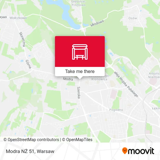 Карта Modra NŻ 51