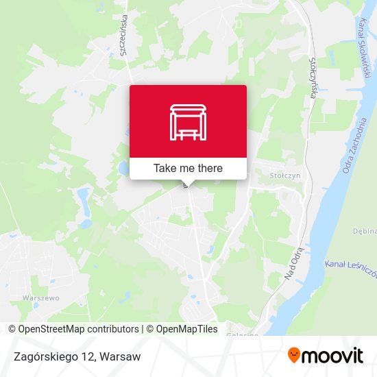 Zagórskiego 12 map