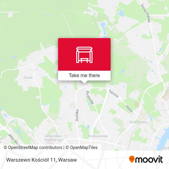 Warszewo Kościół 11 map