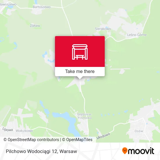 Карта Pilchowo Wodociągi 12