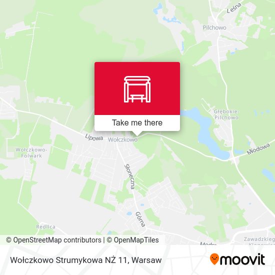 Wołczkowo Strumykowa NŻ 11 map