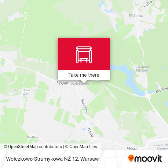 Wołczkowo Strumykowa NŻ 12 map