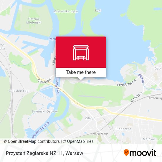 Przystań Żeglarska NŻ 11 map