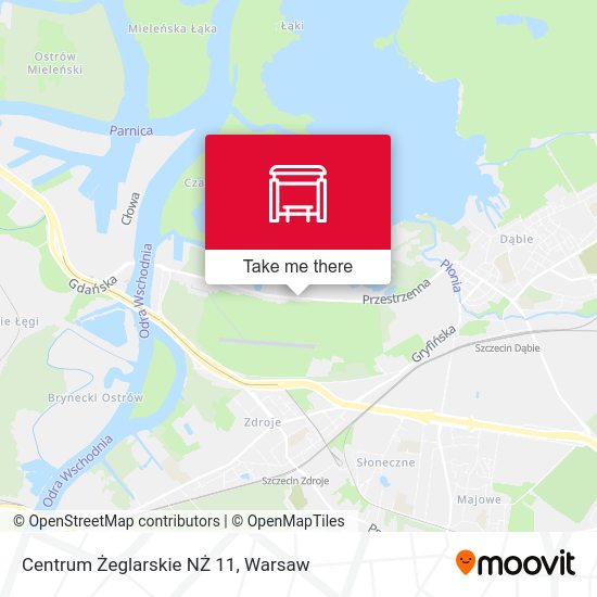 Centrum Żeglarskie NŻ 11 map