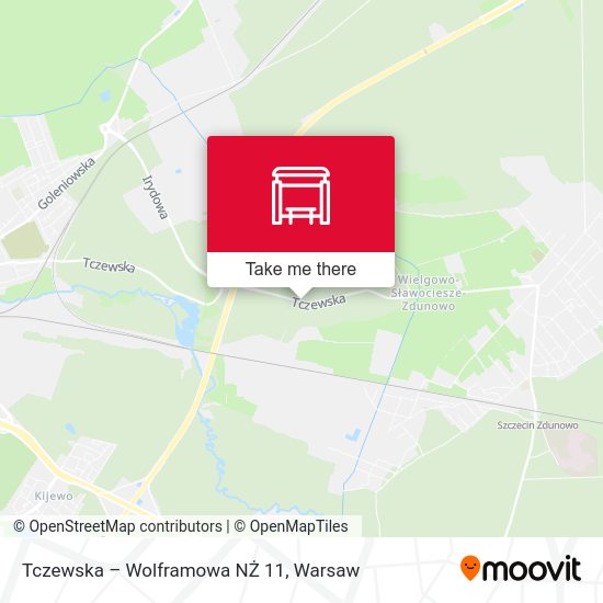 Карта Tczewska – Wolframowa NŻ 11