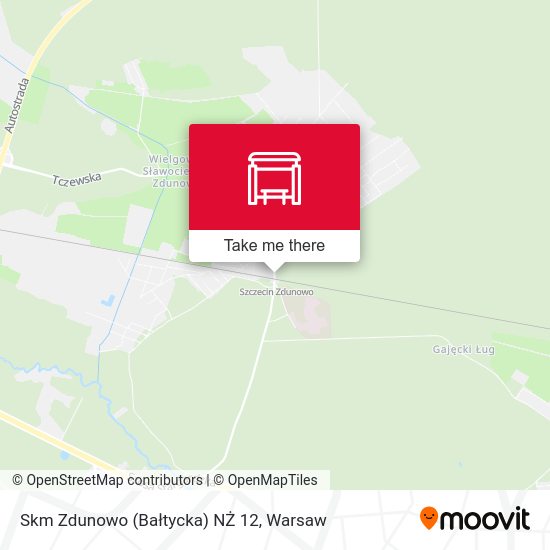 Skm Zdunowo (Bałtycka) NŻ 12 map