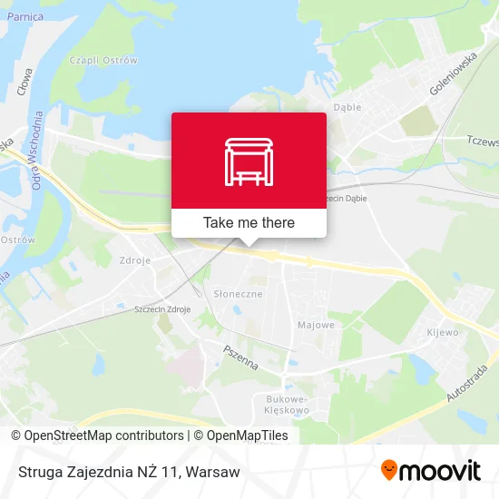Карта Struga Zajezdnia NŻ 11