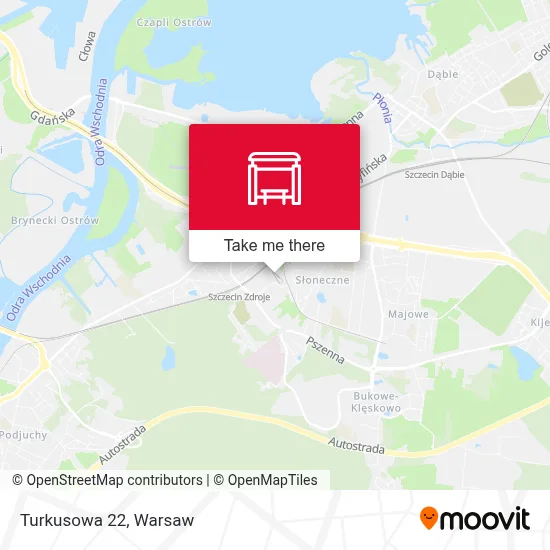 Turkusowa 22 map