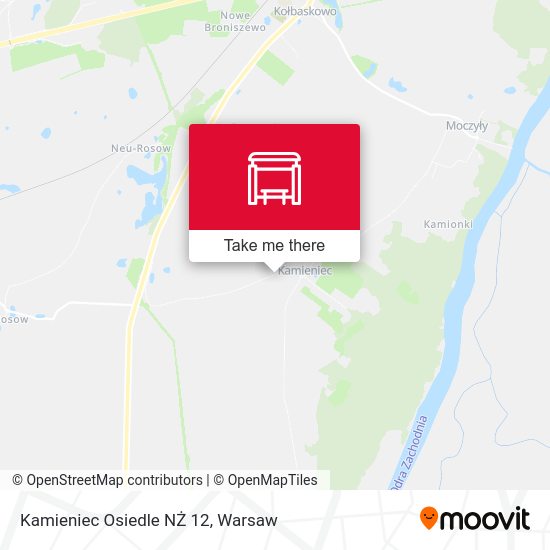 Карта Kamieniec Osiedle NŻ 12