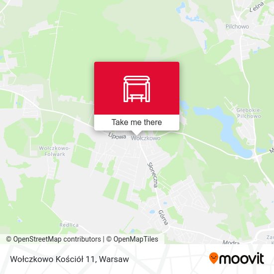 Карта Wołczkowo Kościół 11