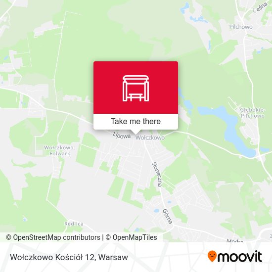 Wołczkowo Kościół 12 map