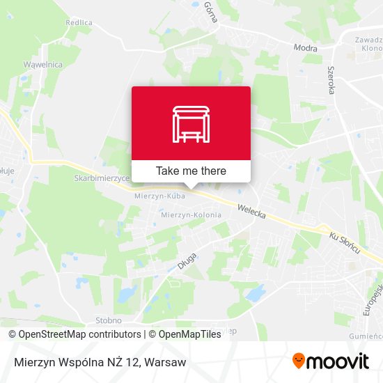 Mierzyn Wspólna NŻ 12 map