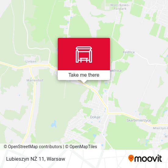 Lubieszyn NŻ 11 map