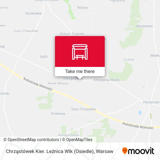 Chrząstówek Kier. Leźnica Wlk (Osiedle) map