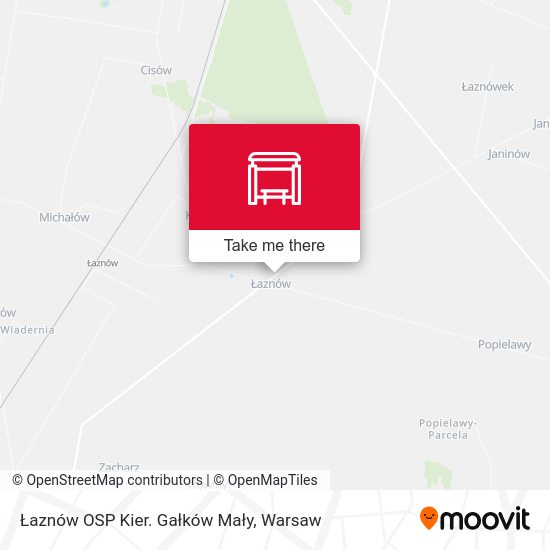 Карта Łaznów OSP Kier. Gałków Mały