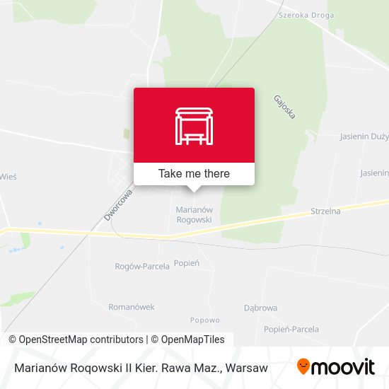 Marianów Roqowski II Kier. Rawa Maz. map