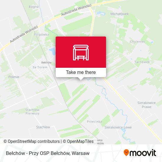 Bełchów - Przy OSP Bełchów map