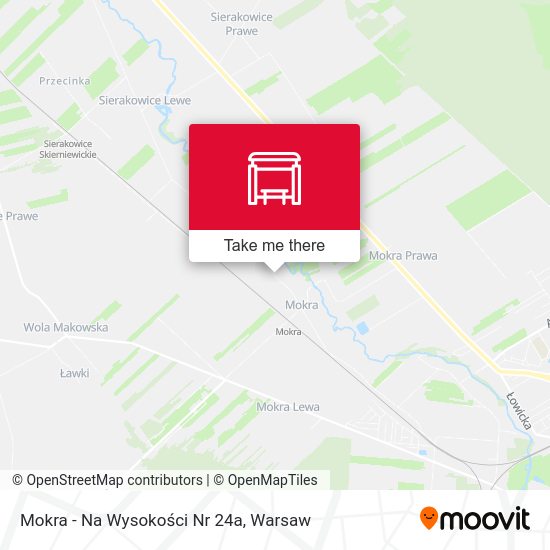 Mokra - Na Wysokości Nr 24a map