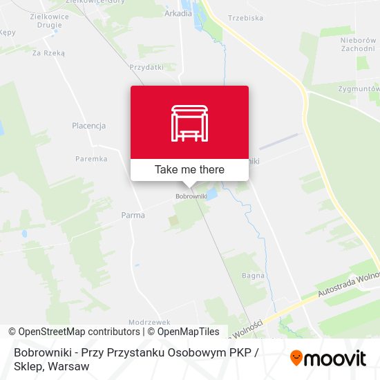 Bobrowniki - Przy Przystanku Osobowym PKP / Sklep map