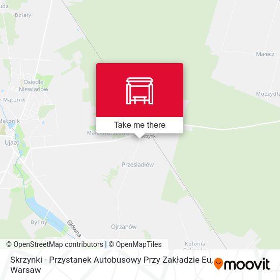 Карта Skrzynki - Przystanek Autobusowy Przy Zakładzie Eu