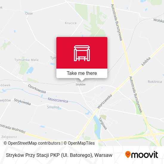 Stryków Przy Stacji PKP (Ul. Batorego) map