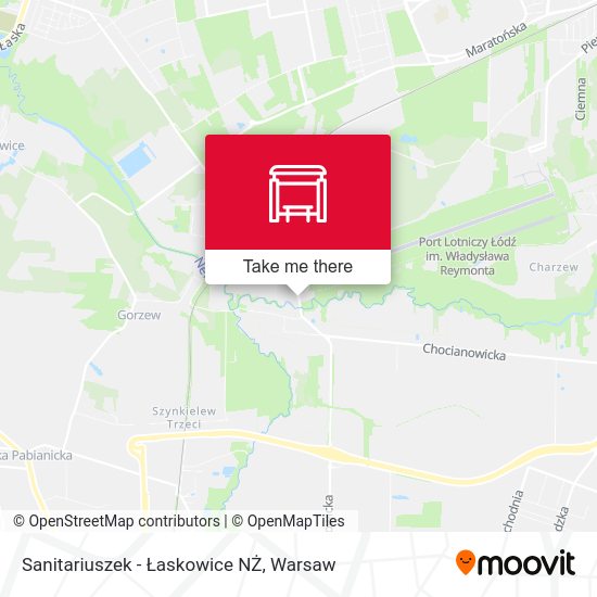 Sanitariuszek - Łaskowice NŻ map