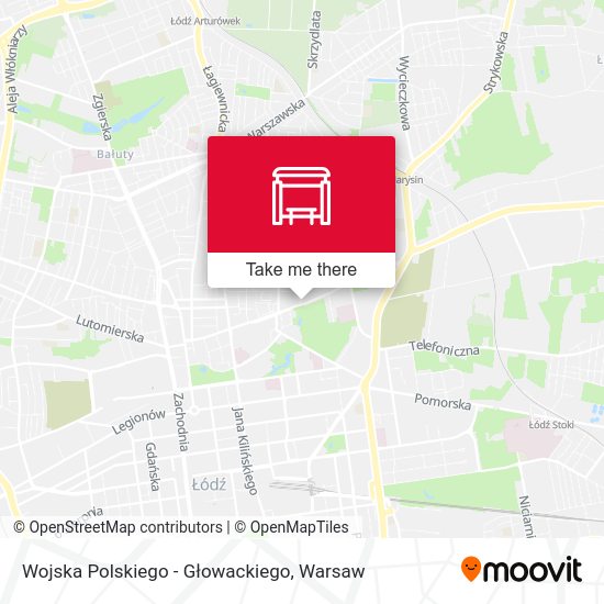 Wojska Polskiego - Głowackiego map