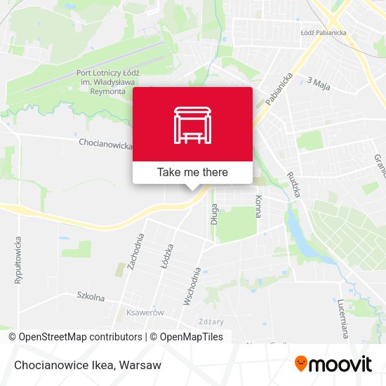 Chocianowice Ikea map