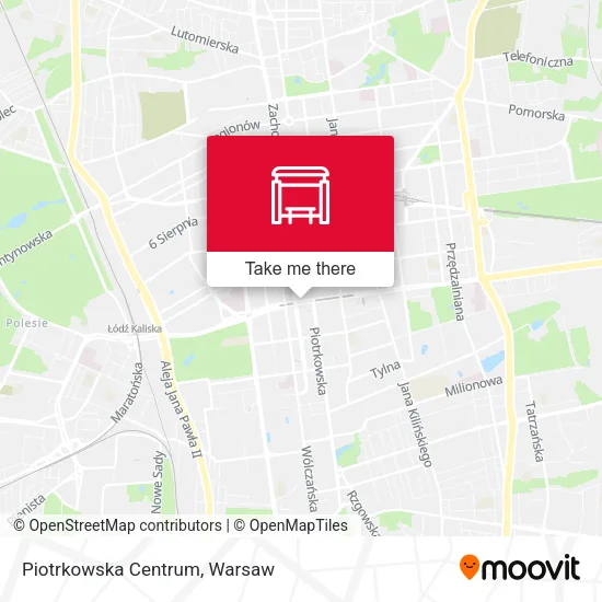 Карта Piotrkowska Centrum