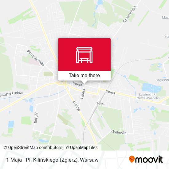 1 Maja - Pl. Kilińskiego (Zgierz) map