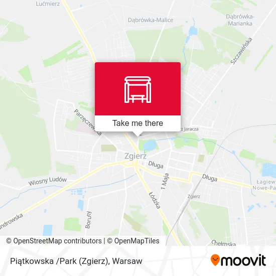 Карта Piątkowska /Park (Zgierz)