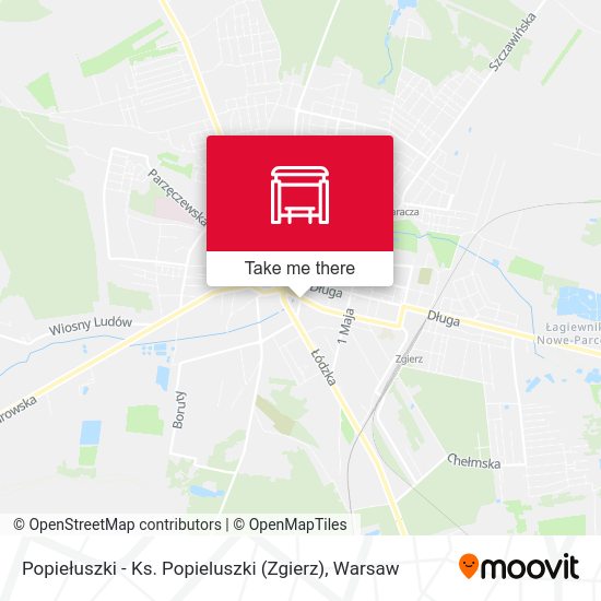 Popiełuszki - Ks. Popieluszki  (Zgierz) map