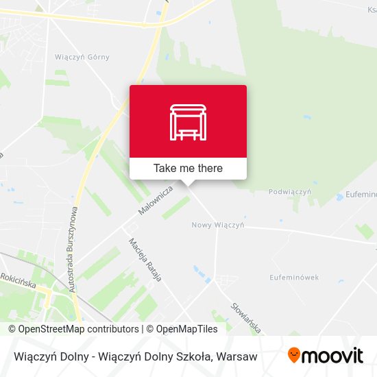 Wiączyń Dolny - Wiączyń Dolny Szkoła map