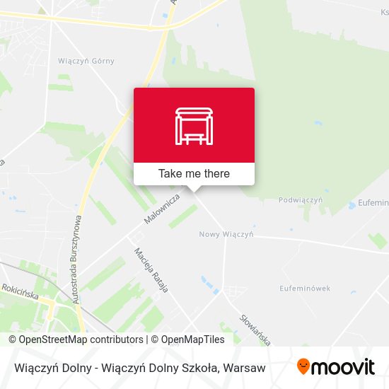 Wiączyń Dolny - Wiączyń Dolny Szkoła map