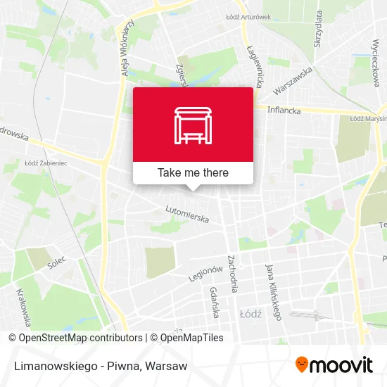 Карта Limanowskiego - Piwna