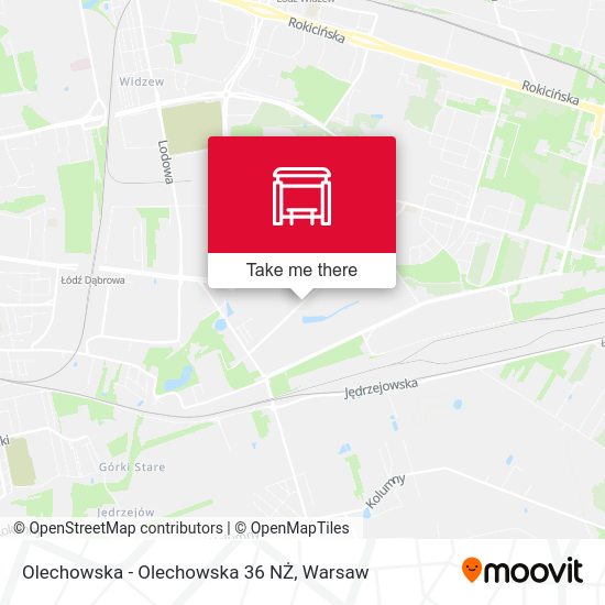 Olechowska - Olechowska 36 NŻ map