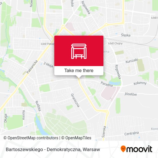 Bartoszewskiego - Demokratyczna map