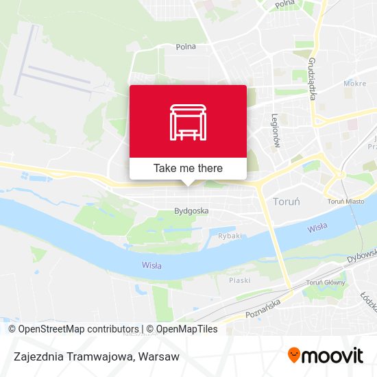 Карта Zajezdnia Tramwajowa