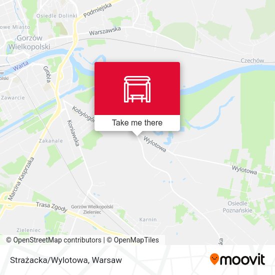 Strażacka/Wylotowa map