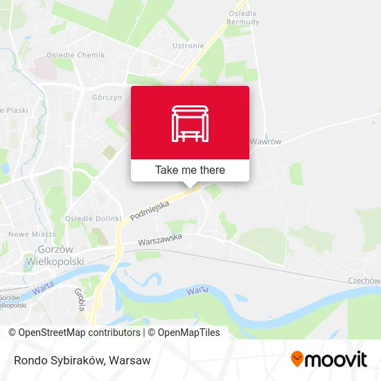 Rondo Sybiraków map