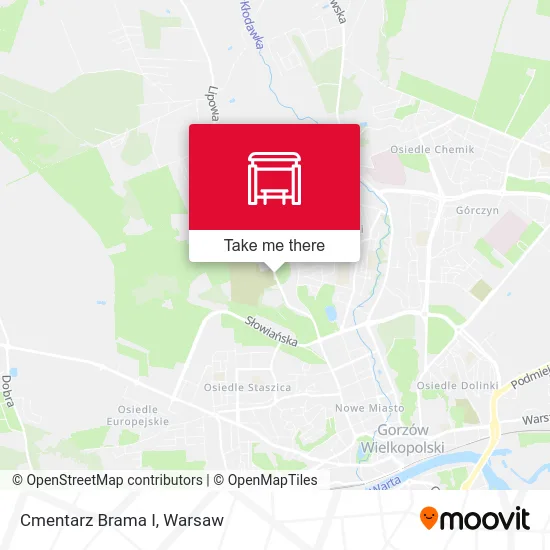 Карта Cmentarz Brama I