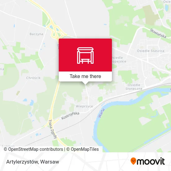 Карта Artylerzystów