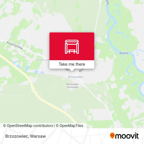 Карта Brzozowiec