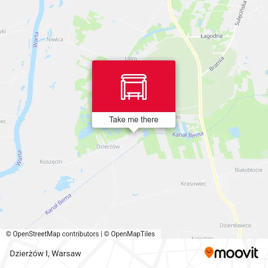 Dzierżów I map