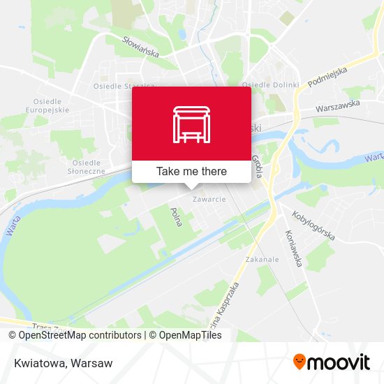 Карта Kwiatowa